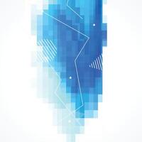 Abstract glitch background illustration. Glitched lines and rectangular shapes background. vector