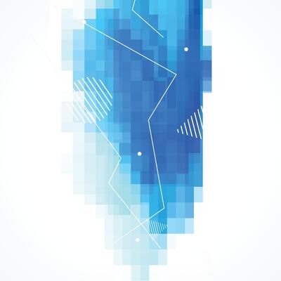 Abstract glitch background illustration. Glitched lines and rectangular shapes background.