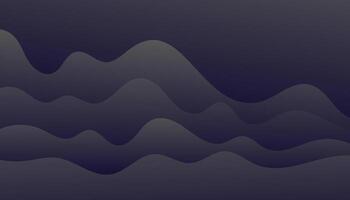 Black background with line curve design. vector