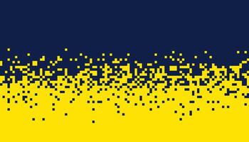 pixel gradient texture abstract background with blue, orange, yellow, pastel color vector