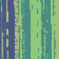 Retro pixel glitch background of TV screen with color noise pixels, abstract texture. Broken TV screen digital error or VHS retro television distortion signal on glitch noise screen vector