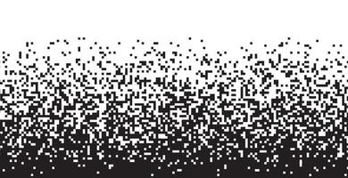 Falling Pixels. Pixel Abstract Mosaic Gradient Design Background. Pixel Disintegration, Decay Effect. Background. vector
