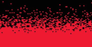 Red pixel background, gradient abstract tile background. Rectangular colourful check pattern. vector