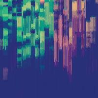 Abstract glitch background illustration. Glitched lines and rectangular shapes background. vector