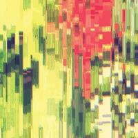 Glitch background. Colorful geometric lines in chaotic motion damaged pixels and textures on monitor dynamic distortion in virtual space. vector