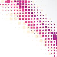 Red pixel background, gradient abstract tile background. Rectangular colourful check pattern. vector