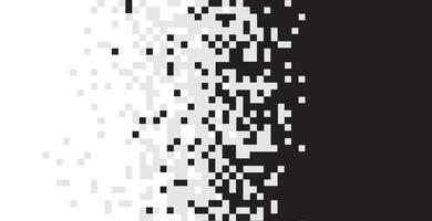 Falling Pixels. Pixel Abstract Mosaic Gradient Design Background. Pixel Disintegration, Decay Effect. Background. Illustration. vector