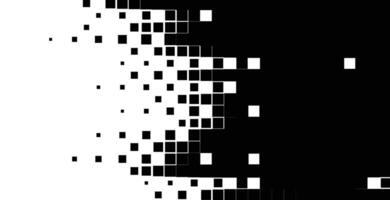 Abstract grayscale pixel pattern background with a random arrangement of dark and light squares. Ideal for digital art, graphic design, and modern web design projects. vector