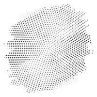 Monochrome gradient halftone dots background. vector