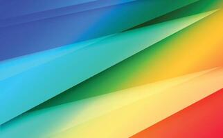 Rainbow gradient background. Colorful backdrop. Original concept with material colors. vector