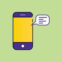 phone message icon and symbol vector