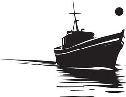 boat style with white background vector