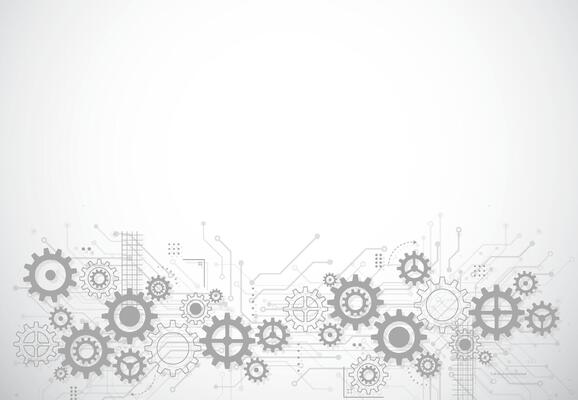 Abstract gear wheel mechanism background. Machine technology