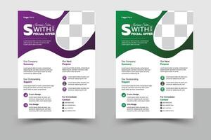 Creative Corporate And Business Flyer Brochure Template Design, Modern Business Flyer Template, Abstract Business Flyer, Template Design,Business Flyer Layout, Professional Business Flyer Design vector