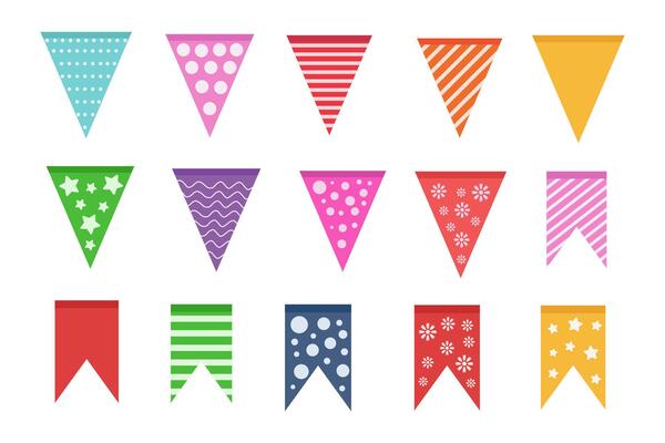 party canival garland flags