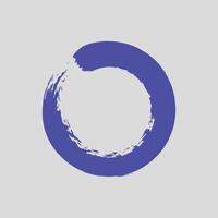 a blue circle with a white outline of a circle with a white outline vector