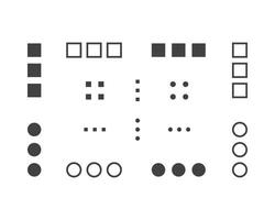 Hamburger menu icon, buttons for website, UI navigation, mobile app, presentation. design elements and user Interface icons. vector