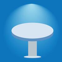 Premium quality white blue product display product presentation modern stand product display background vector