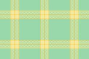 Single check texture plaid, website textile tartan. Coloured seamless fabric background pattern in light and yellow colors. vector