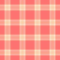 Illustration check tartan , greeting fabric texture background. Tape textile pattern plaid seamless in red and orange colors. vector