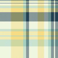 Close up textile seamless , professional background texture tartan. Horizon check pattern plaid fabric in light and yellow colors. vector
