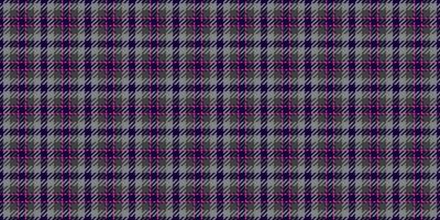 Layer texture background tartan, jersey pattern fabric seamless. 1950s textile check plaid in dark and grey colors. vector