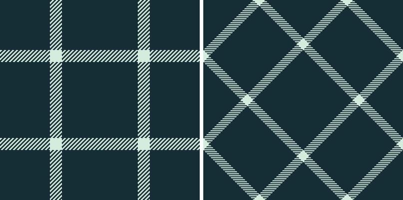 Background check pattern of textile tartan seamless with a texture plaid fabric. Set in sea colors for stylish oilcloth and other kitchen decor.