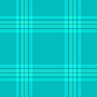 Ceremony tartan fabric background, short pattern plaid check. Diverse texture textile seamless in teal and cyan colors. vector