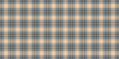 Holiday plaid textile check, britain tartan background . Rough fabric pattern texture seamless in pastel and orange colors. vector