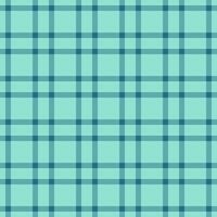 Fibrous fabric tartan textile, nice plaid seamless check. Screen background pattern texture in teal and cyan colors. vector