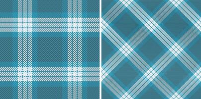Seamless background plaid of textile fabric with a tartan check pattern texture. Set in winter colors of new year celebration ideas. vector