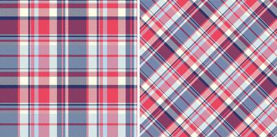 Background textile fabric of texture tartan pattern with a check seamless plaid. Set in novelty colors for stylish picture ideas for fashion inspiration. vector