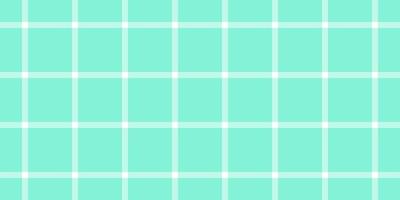 Dining pattern seamless check, setting texture tartan textile. Hippy plaid fabric background in teal and light colors. vector