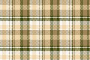Endless background texture, relax seamless plaid tartan. Smooth textile check fabric pattern in amber and light colors. vector