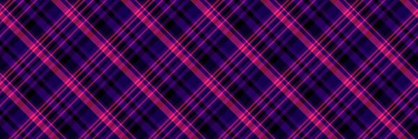 Diagonal background check , many texture tartan pattern. Girl plaid fabric textile seamless in pink and dark colors. vector