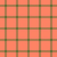 Christmas ornament fabric tartan texture, vertical check background textile. Hippy plaid pattern seamless in red and lime colors. vector