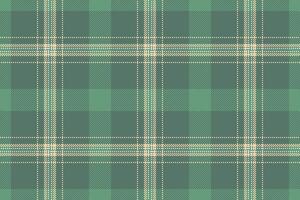 Design textile pattern, dining fabric tartan background. Simplicity plaid check seamless texture in pastel and green colors. vector