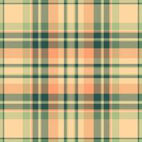 Cutout background check tartan, mature plaid pattern texture. Valentines day fabric textile seamless in orange and teal colors. vector