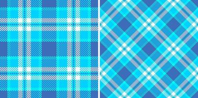 Textile fabric seamless of check plaid background with a texture tartan pattern. Set in neon colors of most comfortable furniture. vector