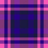 Windowpane pattern plaid fabric, styling tartan seamless. Apartment background textile texture check in indigo and dark colors. vector