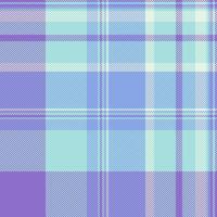 Dining fabric pattern, endless seamless tartan texture. Festive textile plaid background check in light and violet colors. vector