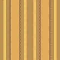 Screen background stripe textile, rug pattern texture lines. Satin fabric vertical seamless in amber and red colors. vector