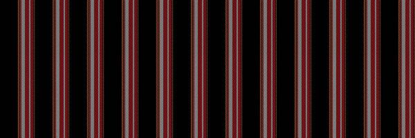 Up pattern vertical, form textile background lines. Grand stripe texture fabric seamless in black and red colors. vector