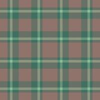 Plaid seamless pattern in green. Check fabric texture. textile print. vector