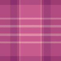 Magazine pattern check tartan, large background seamless. Daisy fabric plaid textile texture in pink and light colors. vector