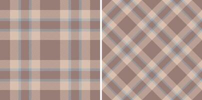 Textile check texture of fabric tartan with a pattern background seamless plaid. Set in vintage colors. Stylish picture ideas for fashion inspiration. vector