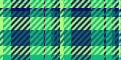 Other plaid textile, package check seamless pattern. Striped texture tartan fabric background in green and mint colors. vector