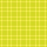 Warmth textile pattern texture, classic seamless tartan. Performance plaid background fabric check in lime and yellow colors. vector