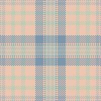 Overlayed seamless texture check, greeting card tartan background. Micro plaid textile pattern fabric in pastel and light colors. vector