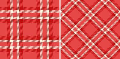 Tartan pattern of seamless textile background with a texture fabric plaid check. vector